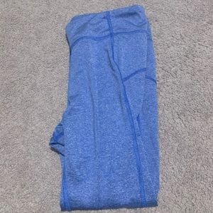Blue capri leggings